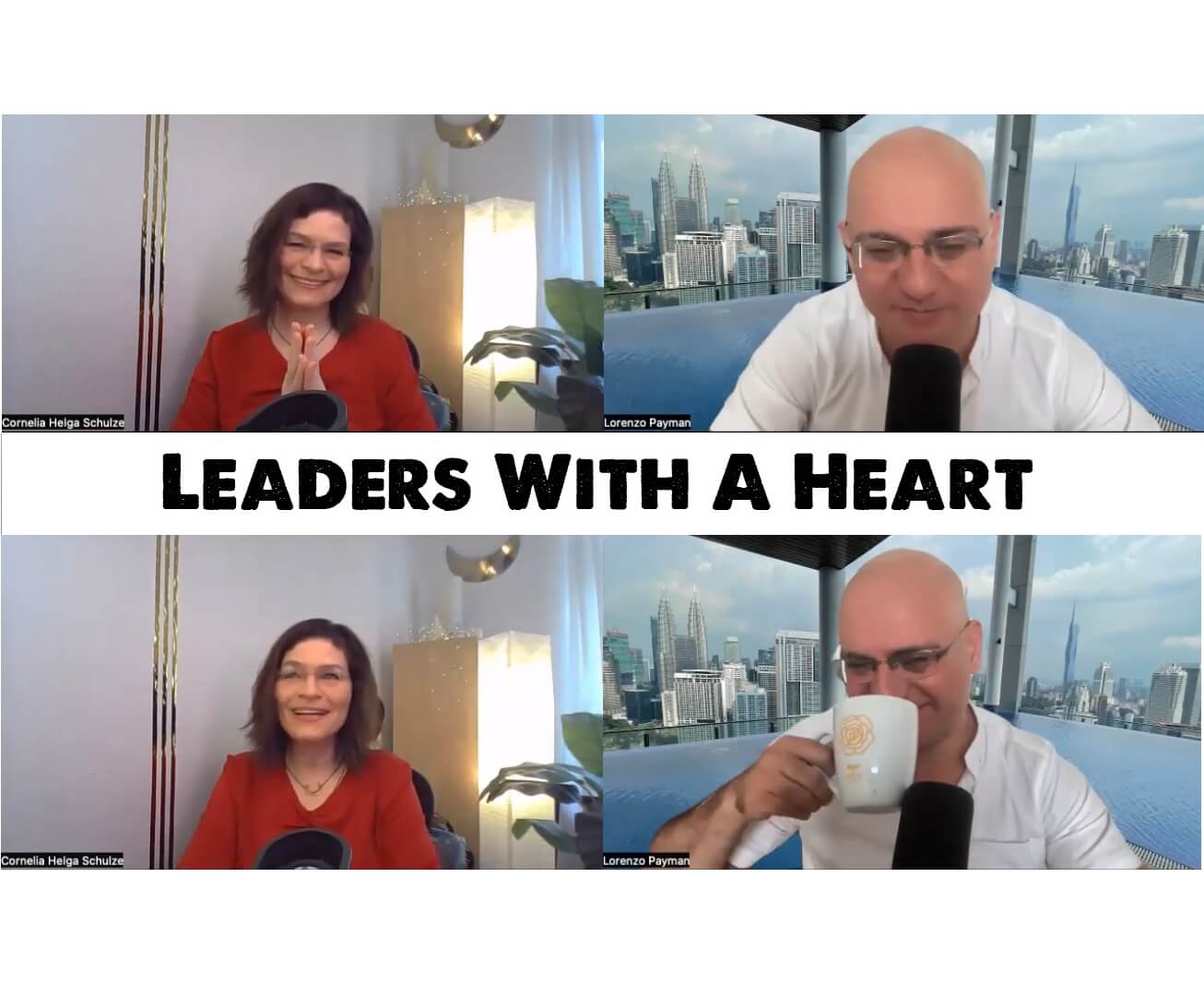 Cornelia Helga Schulze 8 Leaders with a Heart Podcast Episode 334 Karmic Ties Cornelia Helga Schulze - Leaders with a Heart Podcast - about Karmic Bonds - Episode 334